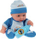 Миниатюра изображения товара Пупс с аксессуарами Карапуз Синий Трактор / SM20-BT-BLUE-RU