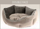 Миниатюра изображения товара Лежанка для животных Ferplast Queen 50 / 83405003 (бежевый/серый)