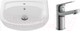 Миниатюра изображения товара Умывальник со смесителем Cersanit Erica 50 / S-UM-ERI-50-1-W + 63034
