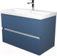 Миниатюра изображения товара Тумба под умывальник Дабер 011 / Т11.6.0.3Б (синий/белый)