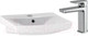 Миниатюра изображения товара Умывальник со смесителем Cersanit Carina 50 / S-UM-CAR50/1 + 63063