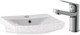 Миниатюра изображения товара Умывальник со смесителем Cersanit Carina 50 / S-UM-CAR50/1 + 63034