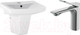 Миниатюра изображения товара Умывальник со смесителем Cersanit Carina 55В / S-UM-CAR55/1 + 63050