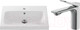 Миниатюра изображения товара Умывальник со смесителем Cersanit Carina 60В / S-UM-CAR60/1 + 63050