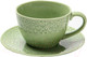 Миниатюра изображения товара Чашка с блюдцем Fissman Lykke 6348 (зеленый)