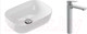 Миниатюра изображения товара Умывальник со смесителем Cersanit Moduo Square 50 / 63570 + 63059