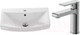 Миниатюра изображения товара Умывальник со смесителем Cersanit Carina 60В / S-UM-CAR60/1 + 63020