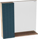 Миниатюра изображения товара Шкаф с зеркалом для ванной Grossman Альба 80 / 208005
