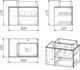Миниатюра изображения товара Тумба под умывальник Grossman Альба 80 / 108011