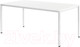 Миниатюра изображения товара Обеденный стол Millwood Сеул Л 160x80 (белый/металл белый)