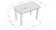 Миниатюра изображения товара Обеденный стол Senira Р-02.06 (метрополитан белый)