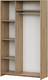 Миниатюра изображения товара Шкаф NN мебель МСП 1 3ств (дуб золотой/камень темный)