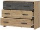 Миниатюра изображения товара Комод NN мебель МСП 1 3ящ (дуб золотой/камень темный)
