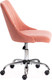 Миниатюра изображения товара Кресло офисное Tetchair Swan флок (розовый)