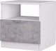 Миниатюра изображения товара Тумба Аквилон Акцент №13 400 (белое сияние/цемент светлый)