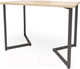 Миниатюра изображения товара Обеденный стол Millwood Лофт Лондон Л 120x70x75 (дуб золотой Craft/металл черный)