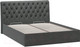 Миниатюра изображения товара Двуспальная кровать ТриЯ Скарлет универсальная тип 1 160x200 (велюр графит)