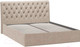 Миниатюра изображения товара Двуспальная кровать ТриЯ Скарлет универсальная тип 1 160x200 (велюр мокко светлый)