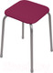 Миниатюра изображения товара Табурет Ника Эконом 3 ТЭ3/ТК (темно-красный)