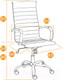 Миниатюра изображения товара Кресло офисное Tetchair Urban кожзам (белый)