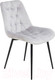 Миниатюра изображения товара Стул Алвест AV 435 (светло-серый бархат/черный)