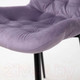 Миниатюра изображения товара Стул Алвест AV 435 (сливовый бархат/черный)