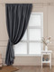 Миниатюра изображения товара Штора Ника Зварико 888250 200x250 (графит, темно-серый 13)