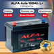 Миниатюра изображения товара Автомобильный аккумулятор ALFA battery Asia JL 830A (100 А/ч)