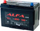 Миниатюра изображения товара Автомобильный аккумулятор ALFA battery Asia JL 830A (100 А/ч)