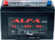 Миниатюра изображения товара Автомобильный аккумулятор ALFA battery Asia JL 830A (100 А/ч)