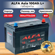 Миниатюра изображения товара Автомобильный аккумулятор ALFA battery Asia JR 830A (100 А/ч)