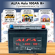 Миниатюра изображения товара Автомобильный аккумулятор ALFA battery Asia JR 830A (100 А/ч)