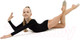 Миниатюра изображения товара Купальник для художественной гимнастики Grace Dance 871245 (р-р 36, черный)