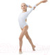 Миниатюра изображения товара Купальник для художественной гимнастики Grace Dance 871235 (р-р 30, белый)