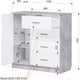 Миниатюра изображения товара Тумба Аквилон №9 1002 (белый/цемент светлый)