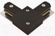 Миниатюра изображения товара Коннектор для шинопровода JAZZway PTR CL-BL / 5010833 (черный)