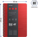Миниатюра изображения товара Блокнот Berlingo Steel&Style A5+ / WNt_A5003 (80л, красный)