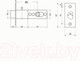 Миниатюра изображения товара Защелка врезная Аллюр Для моделей 5560,5562,5564 ET-СР (хром)