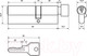 Миниатюра изображения товара Цилиндровый механизм замка Стандарт Z.I.90В-5K CP (30Bx10x50)