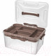 Миниатюра изображения товара Контейнер для хранения Econova Grand Box / 433224414 (15.3л, коричневый)