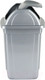 Миниатюра изображения товара Корзина для бумаг Стамм КР92 (серый металлик)