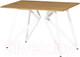Миниатюра изображения товара Обеденный стол Millwood Женева Л18 120x70 (дуб золотой Craft/металл белый)