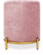 Миниатюра изображения товара Пуф Sheffilton SHT-B7 (пыльная роза/золото)
