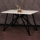 Миниатюра изображения товара Обеденный стол Millwood Женева Л18 160x80 (дуб белый Craft/металл черный)