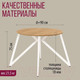Миниатюра изображения товара Обеденный стол Millwood Женева Л18 D90 (дуб золотой Craft/металл белый)