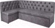 Миниатюра изображения товара Уголок кухонный мягкий Аквилон Айриш СМ левый (эмилия грей)