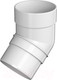 Миниатюра изображения товара Колено трубы водосточной Технониколь Оптима 135 градусов / 054380 (белый)