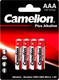 Миниатюра изображения товара Комплект батареек Camelion LR03 Plus Alkaline BL-4 / LR03-BP4