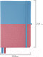 Миниатюра изображения товара Записная книжка Brauberg Duo / 113432 (голубой/розовый)