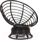 Миниатюра изображения товара Кресло-качалка Tetchair Papasan W 23/01 B без подушки (античный черно-коричневый)